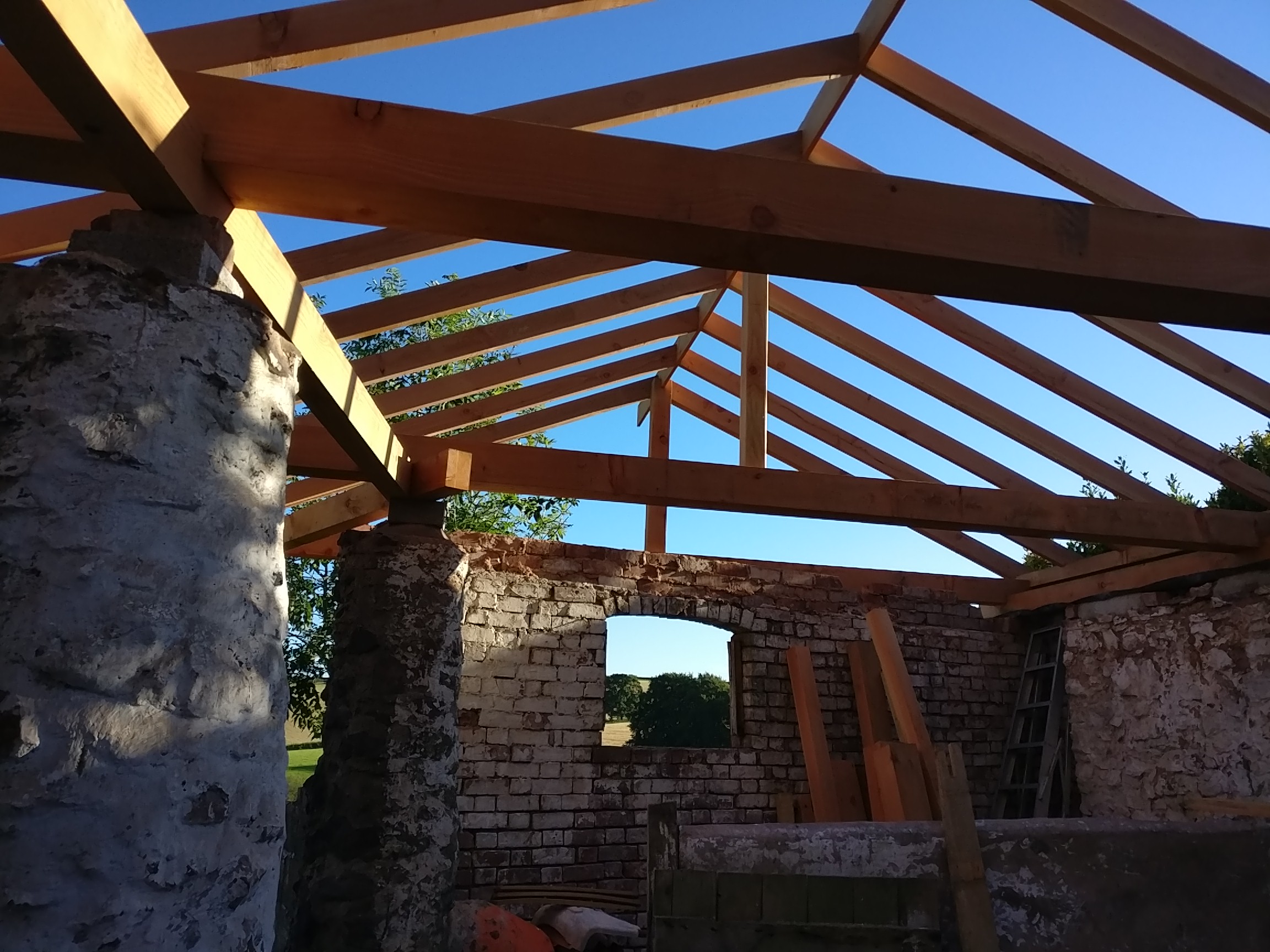 Timber building project